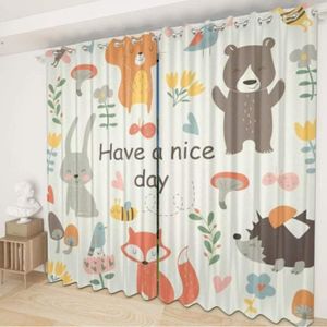 Rideau Enfant Renard Cdiscount