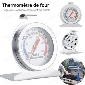 Thermomètre Inox pour Four - Thermomètre 600°