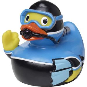 JOUET DE BAIN Figurine - Canard de bain plongeur - Jaune et bleu