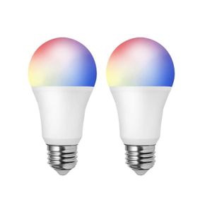 ÉMETTEUR - ACTIONNEUR  2pcs E27 - Ampoule intelligente 9W, lampe LED E27 