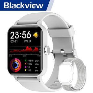Montre connectée sport Blackview R30 Montre Connectée Femme Homme Smartwatch Bluetooth de Sport Étanche pour iOS Android - Gris