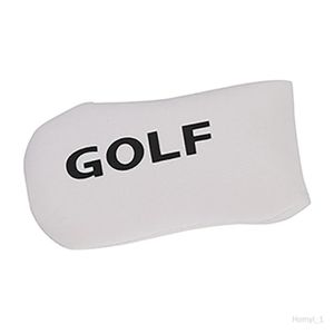 CAPUCHON - COUVRE CLUB Couvre-tête de Putter de Golf, couvre-chef de Club de Golf, équipement de , couvercle de protection léger et résistant aux Blanc
