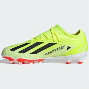 CHAUSSURES DE FOOTBALL Chaussures de football ADIDAS X Crazyfast League Ll Mg Jr - Jaune - Crampons moulés - Terrain synthétique