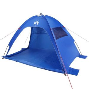 ABRI DE PLAGE Mxzzand Tente de plage bleu azuré imperméable - OWL118836