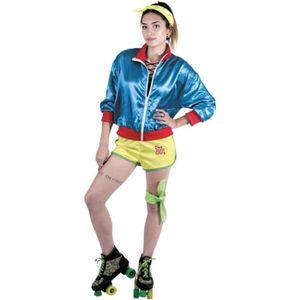 NET TOYS Déguisement des années 80 déguisement de Femme Pop Star  Multicolore S 36/38 Habit années 80 déguisement de Nena déguisement Disco :  : Mode