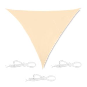 VOILE D'OMBRAGE Voile d'ombrage triangle beige  - 10035859-985