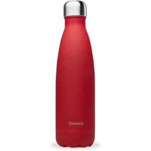 GOURDE Qwetch - Bouteille Isotherme Granite Rouge 500ml -