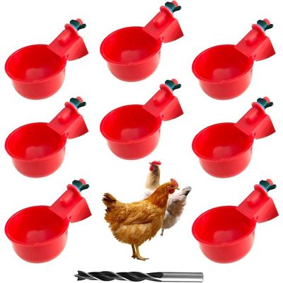 Lot De 6 Abreuvoirs Automatiques Pour Volailles - Gravitationnelle - Poules Canards Oies Dindes