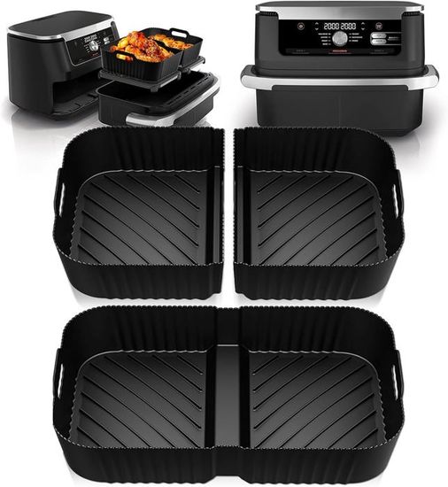 Lot de 215 accessoires pour friteuse à air chaud COSORI 8 en 1 Dual Blaze TwinFry XXL 10 l, accessoires Airfryer Moule en silicone pour Cosori, Ninja AF500EU Air Fryer Accessories Lot de 215 accessoires pour friteuse à air chaud COSORI 8 en 1 Dual Blaze TwinFry XXL 10 l, accessoires Airfryer Moule en silicone pour Cosori, Ninja AF500EU Air Fryer Accessories