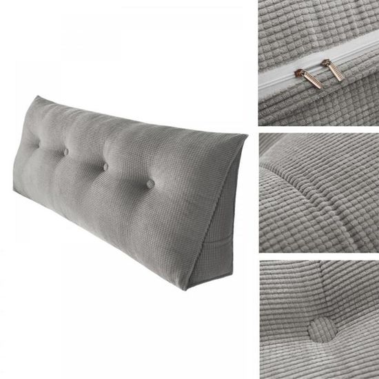 Johnear Coussin de lecture en coin, pour lit et canapé, pour dossier