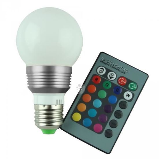 Ampoule LED multicolore E27 avec Cdiscount Maison