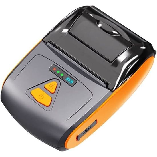 Fdit Imprimante De Factures Imprimante Thermique Portable Bluetooth 58