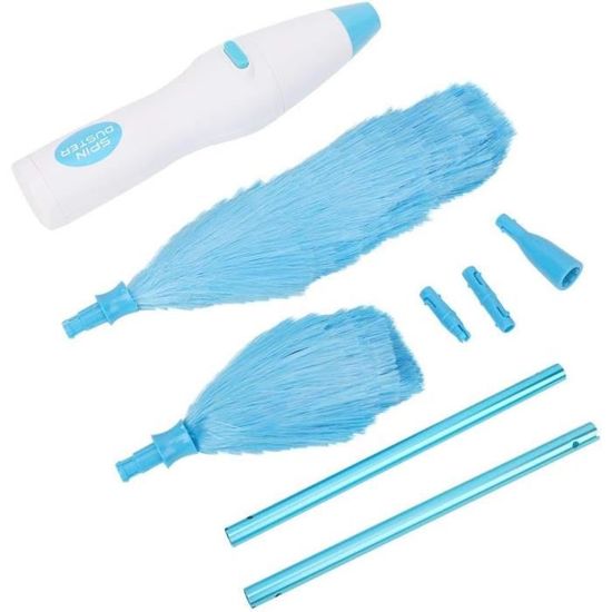 Kit 50 Pièces Plumeau Poussière Recharge - Manche Télescopique 90cm + Manche Pliable - Nettoyage Maison Et Bureau