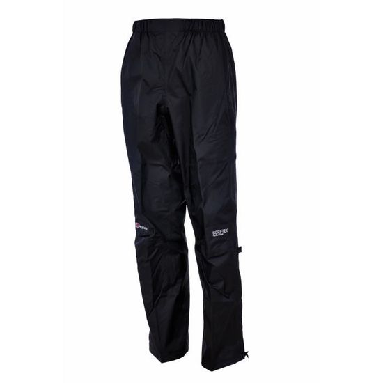 Berghaus 432908B50 Pantalon imperméable Femme Noir FR : M (Taille Fabricant : 12/Court