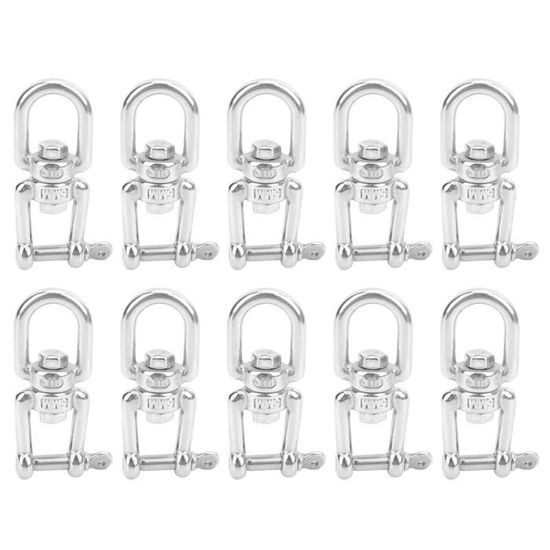 20PCS Accessoires pour La Pêche à La Carpe Rapide Mousqueton Snap Leader Clips Pivotants Pour Montages Carpe Pivote pour Pêche à la Carpe  18