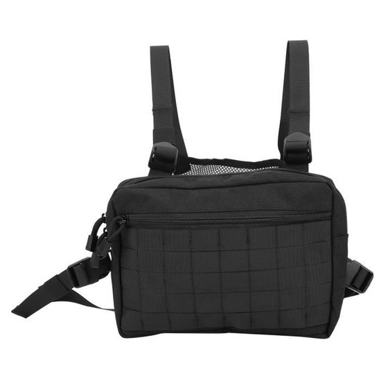 GOTOTOP sac de poitrine multifonction Sacoche poitrine réglable