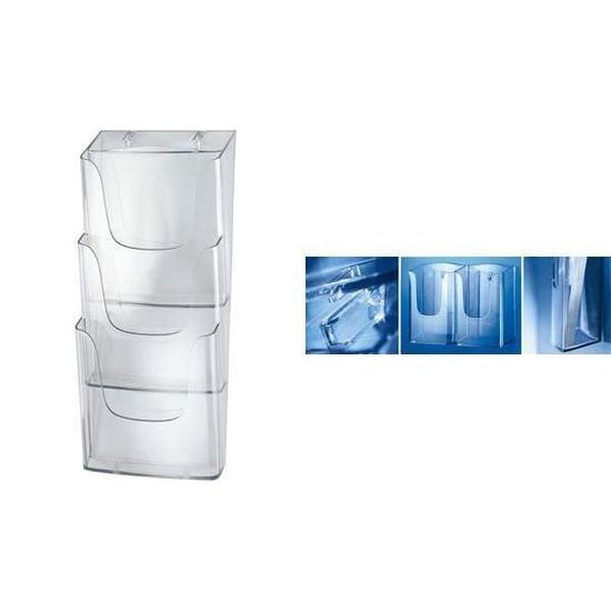 DURABLE Présentoir Mural De Documents A4 - FLEXIPLUS6 - Achat/Vente