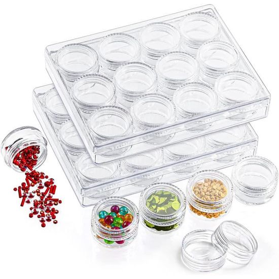 Lot De 3100 Perles En Plastique à Facettes étoiles - Mix De Couleurs - Pour Bijoux Et Artisanat