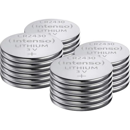 Piles Bouton CR2430 Au Lithium - Lot De 10, 3V, 285 MAh, Pour Appareils électroniques (montres, Calculatrices, Etc.) - 10
