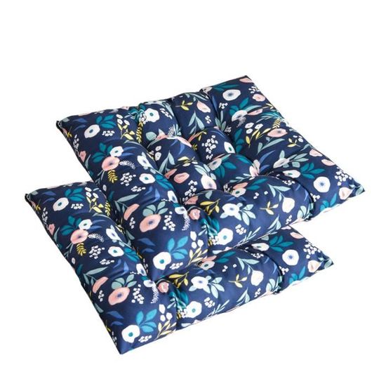 Coussins De Siège Carrés Imperméables - Tech Fabric, Mousse Mémoire, Antidérapants, Intérieur/extérieur, 45x45x10 Cm