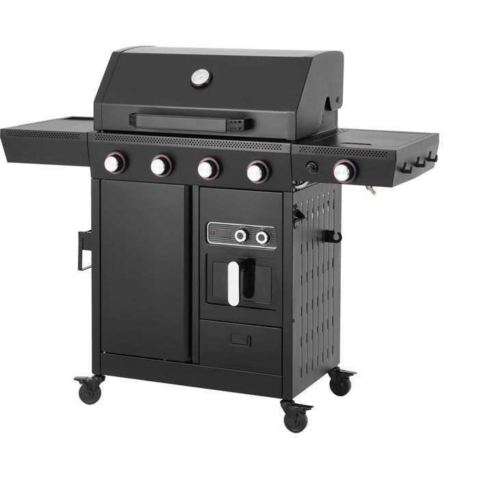 COOKINGBOX  Airgrill 4SB - Barbecue gaz noir - Air Fryer