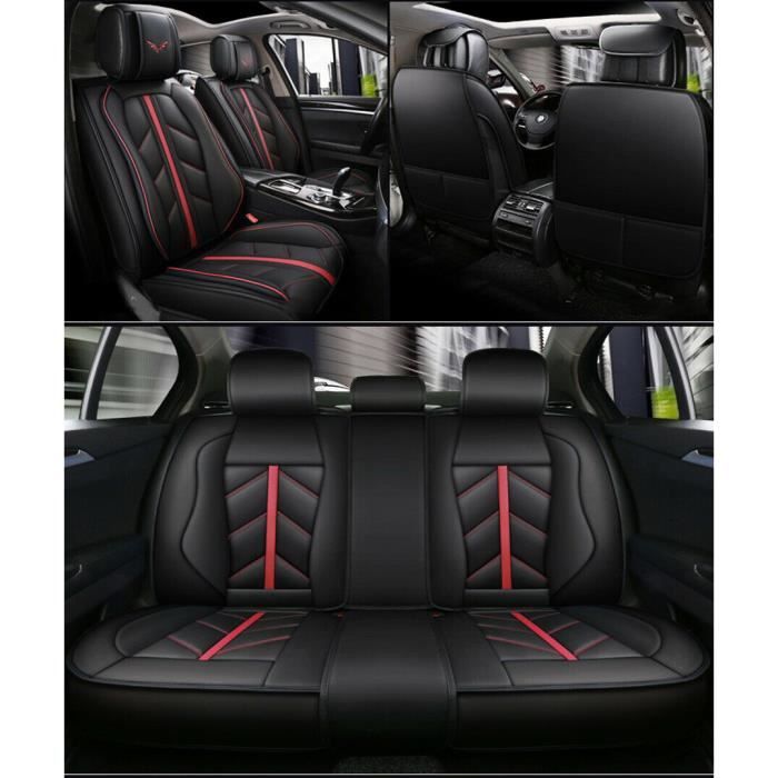BMW Skoda Housses Des Sieges Luxe Sport En Simili Cuir Noir Ensemble Complet