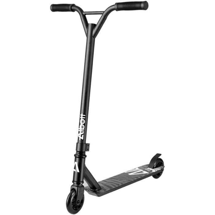 Albott Trottinette Freestyle Pro Stunt Scooter Trottinette Enfant-Résistante aux Acrobaties et Sauts-Pont lger en Aluminium-ABEC 9 R