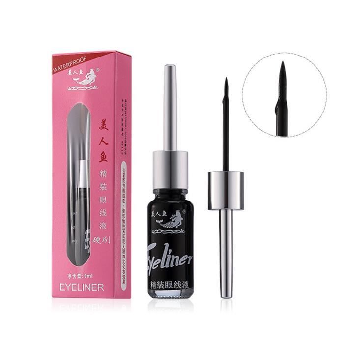 【Eyeliner】Cool Liquid Eyeliner Crayon Crayon Eye Liner Étanche Maquillage Noir Comestics_GT28687