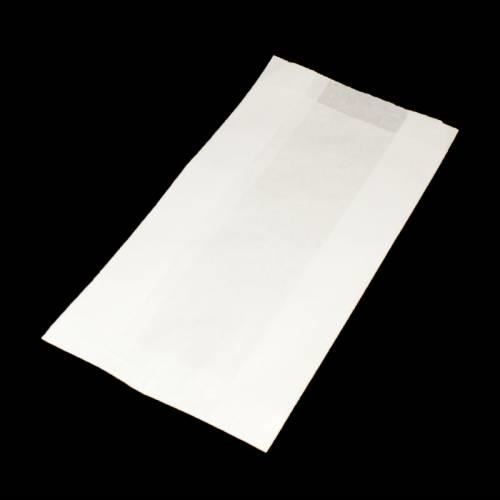 Lot de 100 sachets kraft blanc 35gr 18+6x31 - 6162 Blanc