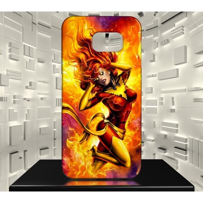 Coque Galaxy S7 EDGE PHOENIX X MEN COMICS 01