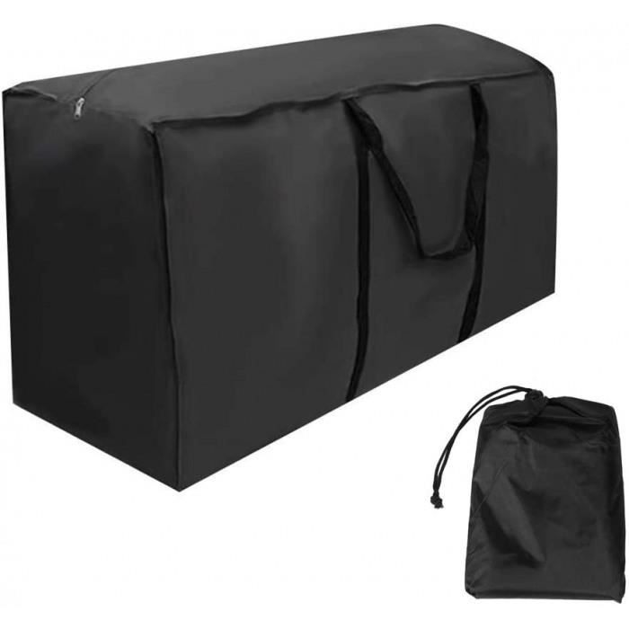 sac de rangement pour coussins de meubles de jardin, iimperméable, étanche à la poussière, anti-uv, robuste tissu oxford 210d housse
