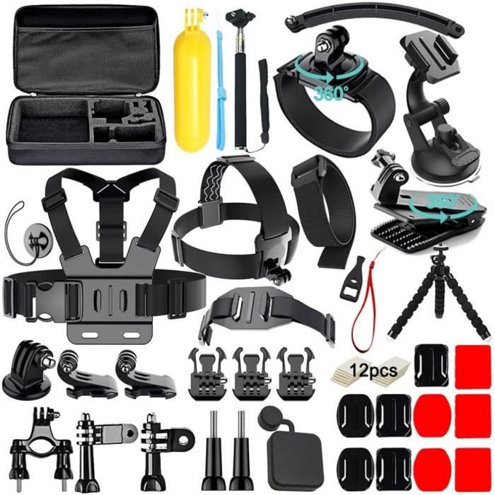 Pour Gopro Hero5 Set d'accessoires pour Go Pro Hero Kit Accessoires pour appareil photo multicolore