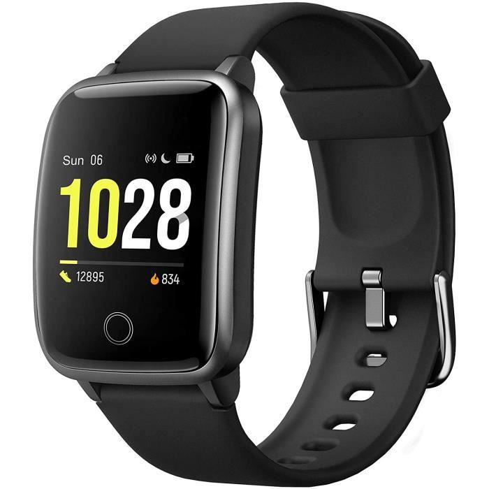 Montre Connectée Femmes Smartwatch avec IP68 Etanche Sommeil Moniteur de Fréquence Cardiaque Chronometre Calories Podometre Montre I
