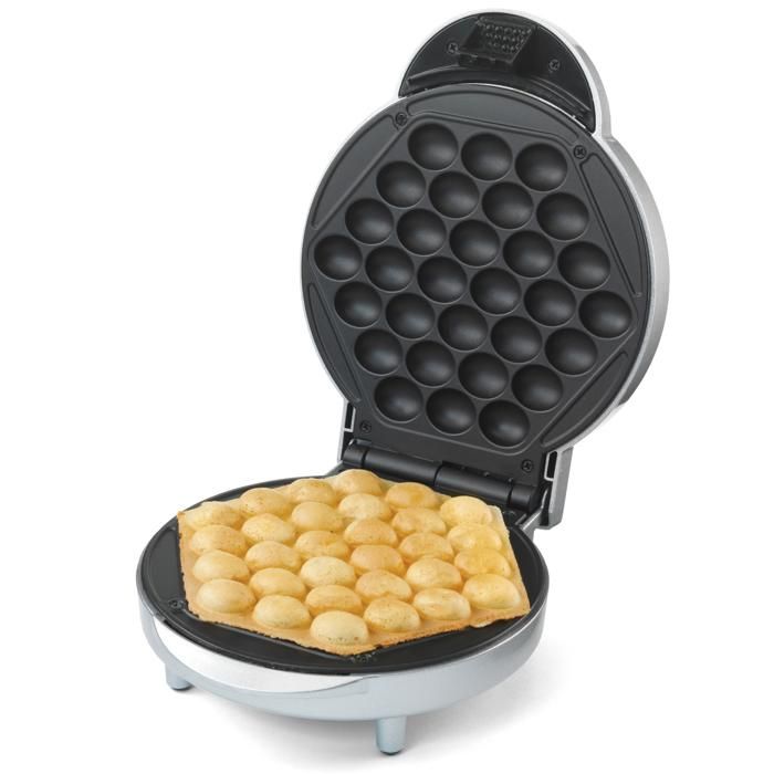 Trebs Gaufrier à bulles 800 W Argenté 99361