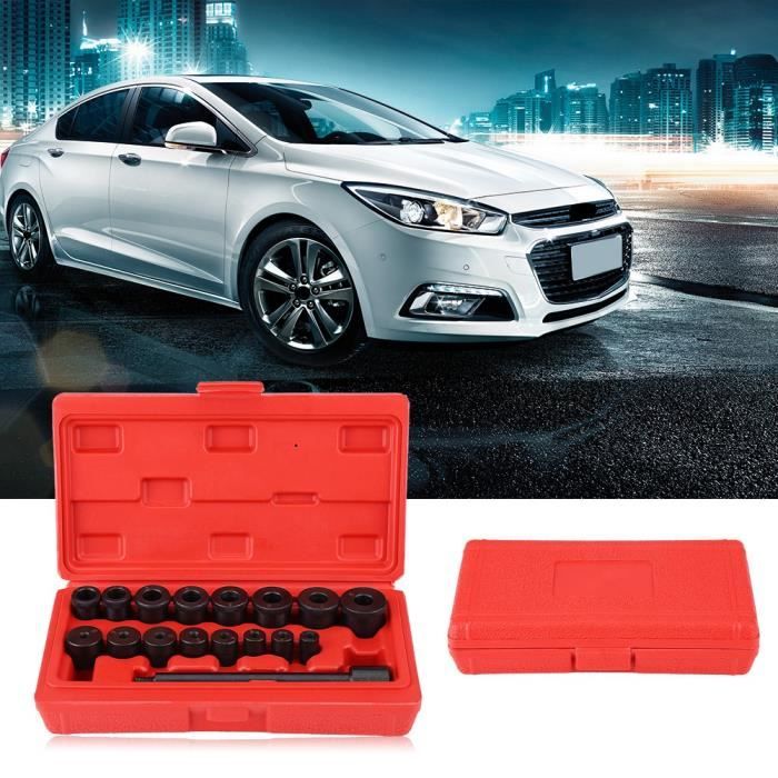 Outils 17pcs trousse à outils universelle d'alignement d'embrayage alignant centrage voiture + étui