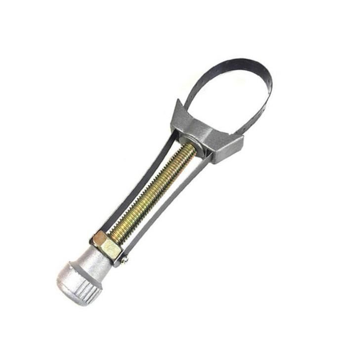 Filtres à huile,Clé de retrait de filtre à huile pour voiture, outil de réparation de 60mm à 120mm de diamètre réglable - Type GRAY