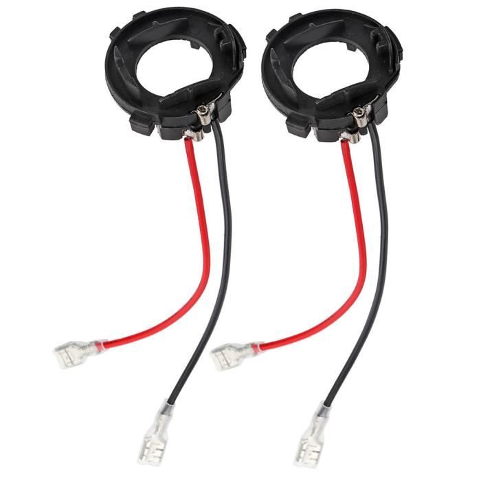 VGEBY Adaptateur de phare 1 paire de support de retenue d'adaptateur d'ampoules de phare LED H7 pour MK7