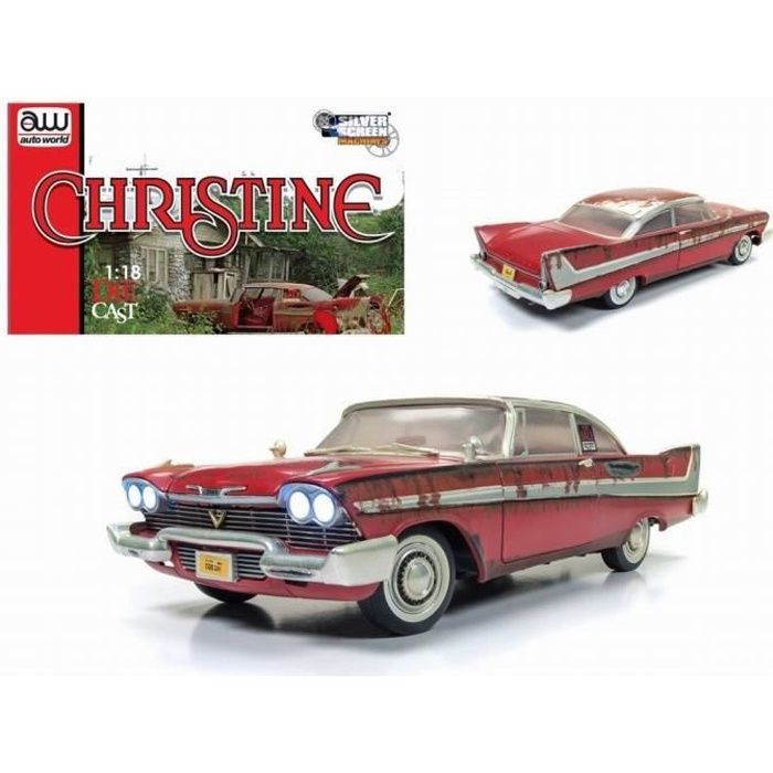 Voiture Plymouth Fury Christine Version Sale Rouillée au 1/18