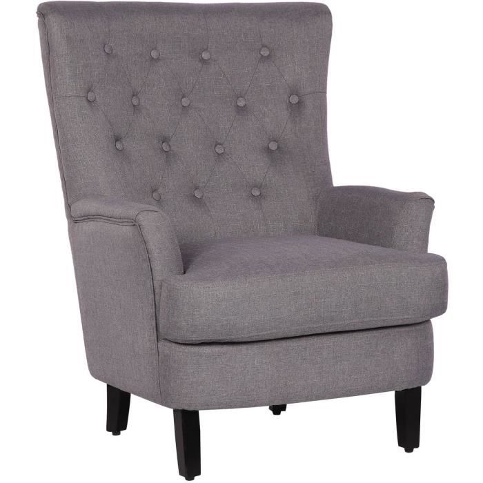 Fauteuil -Arhus- - 1 place - Gris