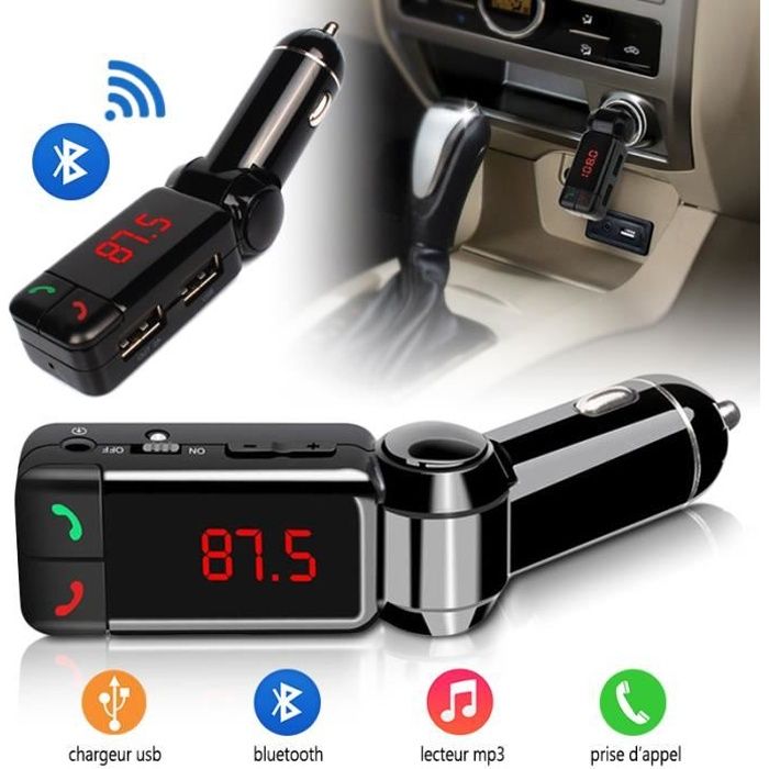 Kit Main Libre Voiture Bluetooth Chargeur USB pour Apple iPhone 6