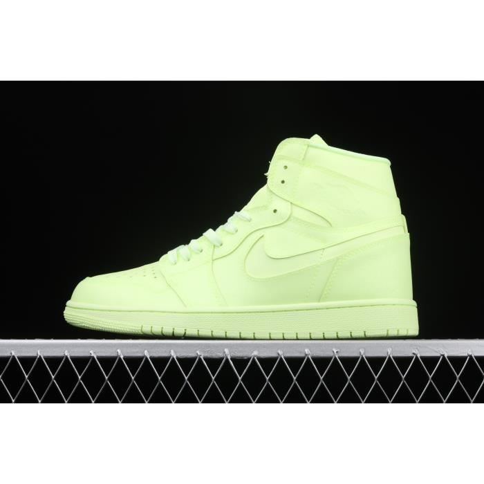 Nike Air Jordan 1 High Top Vert Casual Sports Basketball Chaussures ER1663-135