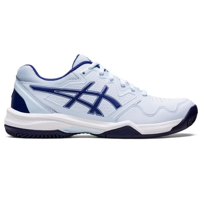 Chaussures de tennis & padel, ASICS, ASICS Gel Dedicate 7 Clay W - Soft Sky/Dive Blue, Femme