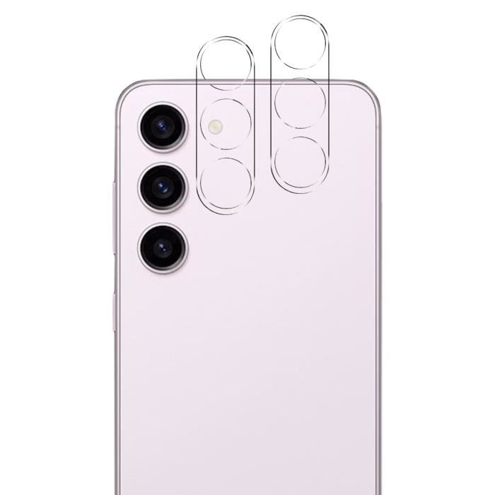 Protection Caméra pour Samsung Galaxy S23-S23+ [Lot de 2] Verre Trempé Appareil Photo Arrière Film Protection Phonillico®