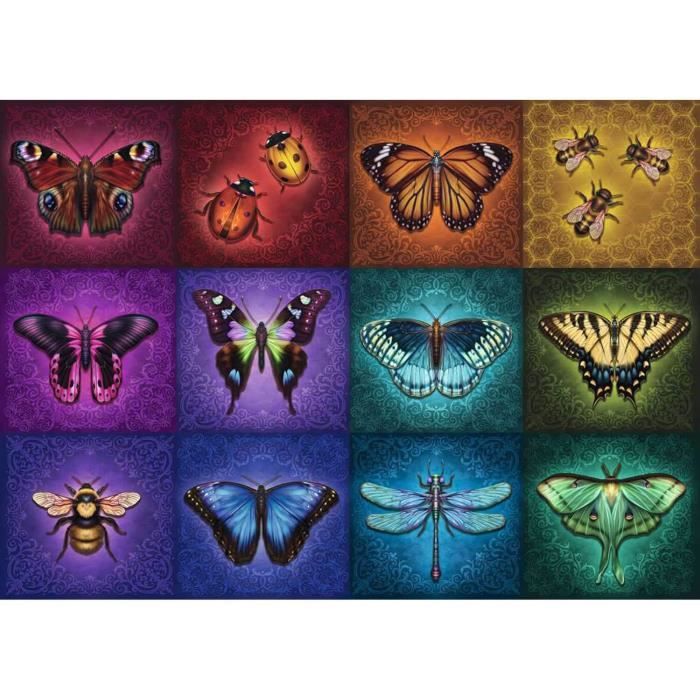 Puzzle 1000 pièces : Créatures volantes Coloris Unique