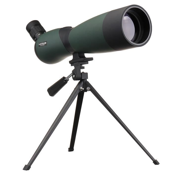 TEMPSA 25-75x70 HD lentille monoculaire Télescope +Trépied + Chiffon de nettoyage + Extérieur étanche anti-buée - Voyage