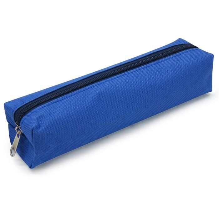 Trousse Fourre-tout WAYTEX 931273B 18 x 3,5 x 4,5 cm Textile Souple Bleu Uni