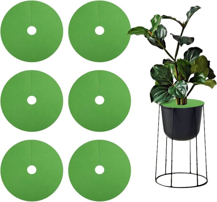 Anneaux De Paillage D'arbre | Tissu Végétal | Tapis De Protection Contre Les Mauvaises Herbes Pour Arbres, Protection Des Racines D'arbre, Tissu De