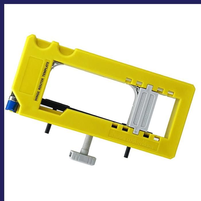 Kit Gabarit De Charnière De Porte Polyvalent - Modèle Réglable Pour Routeur
