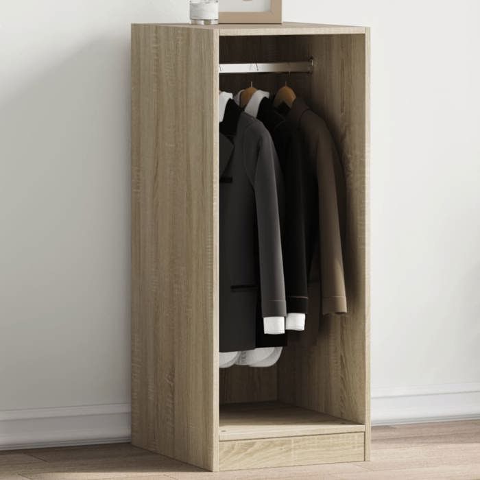 Armoire de rangement - garde-robe - armoire penderie chêne sonoma 48x41x102 cm bois dingénierie317504 meuble pro
