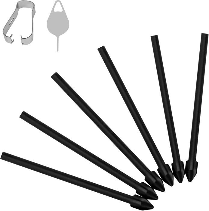 Kit De 5 Pointes De Stylet Tactile De Remplacement Pour Galaxy Tab S6/S7/Note10/Note20 - Précis Et Sans Rayures